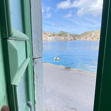 Seafront - Harbour View , Pitini 1 Lägenhet Symi Exteriör bild