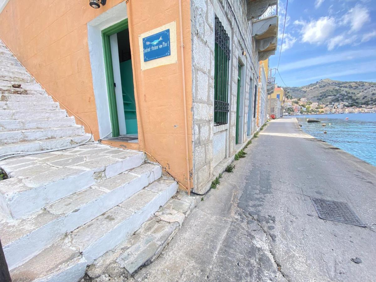 Seafront - Harbour View , Pitini 1 Lägenhet Symi Exteriör bild